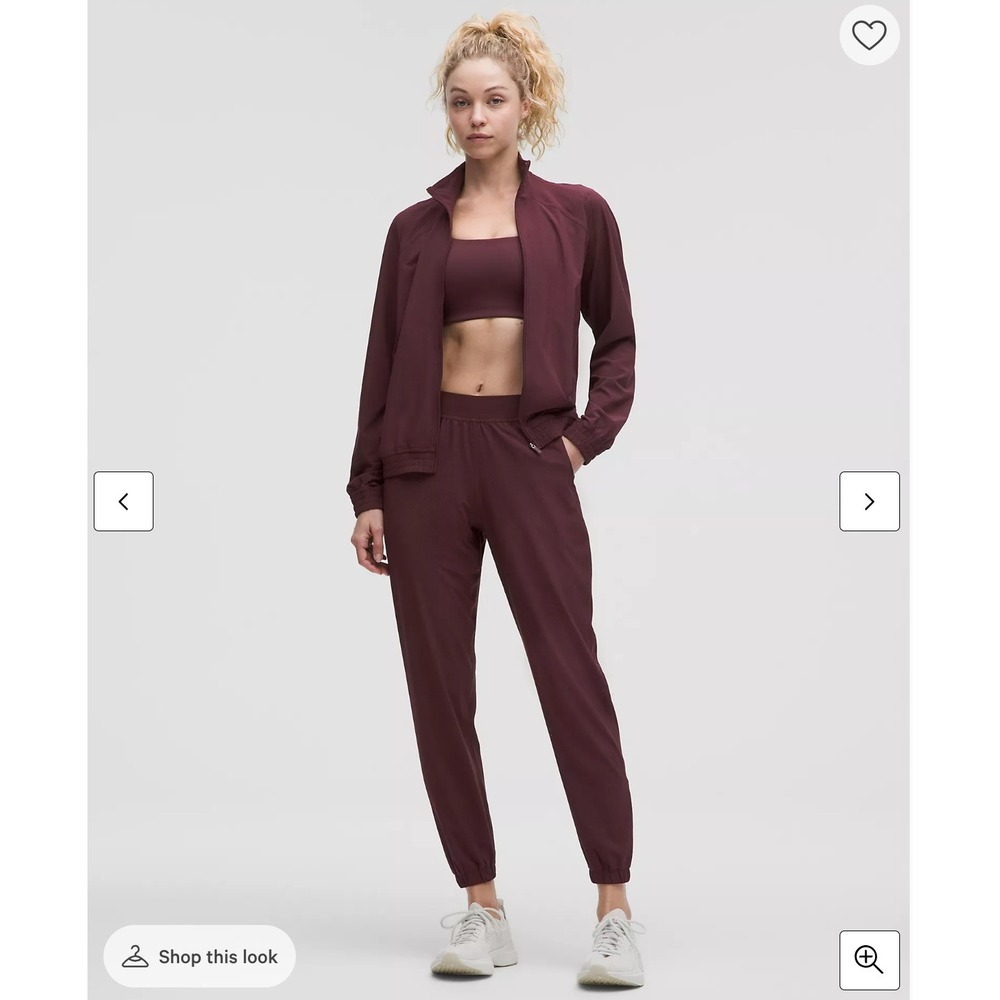 Lululemon Adapted State High Rise Jogger Midnight‎ Plum Purple Size 2 NEW